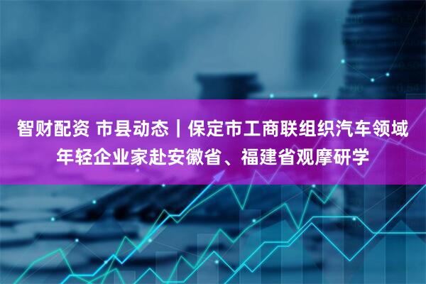 智财配资 市县动态｜保定市工商联组织汽车领域年轻企业家赴安徽省、福建省观摩研学