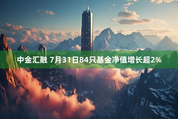 中金汇融 7月31日84只基金净值增长超2%